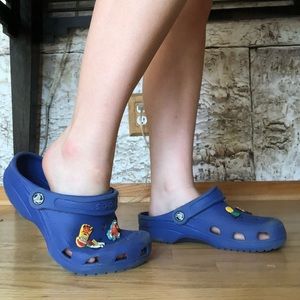 Blue Crocs